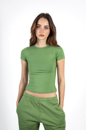 SOFT TEE - FOREST GREEN