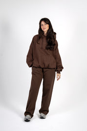 JOGGER STRAIGHT LEG - EARTHY BROWN