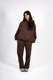 JOGGER STRAIGHT LEG - EARTHY BROWN