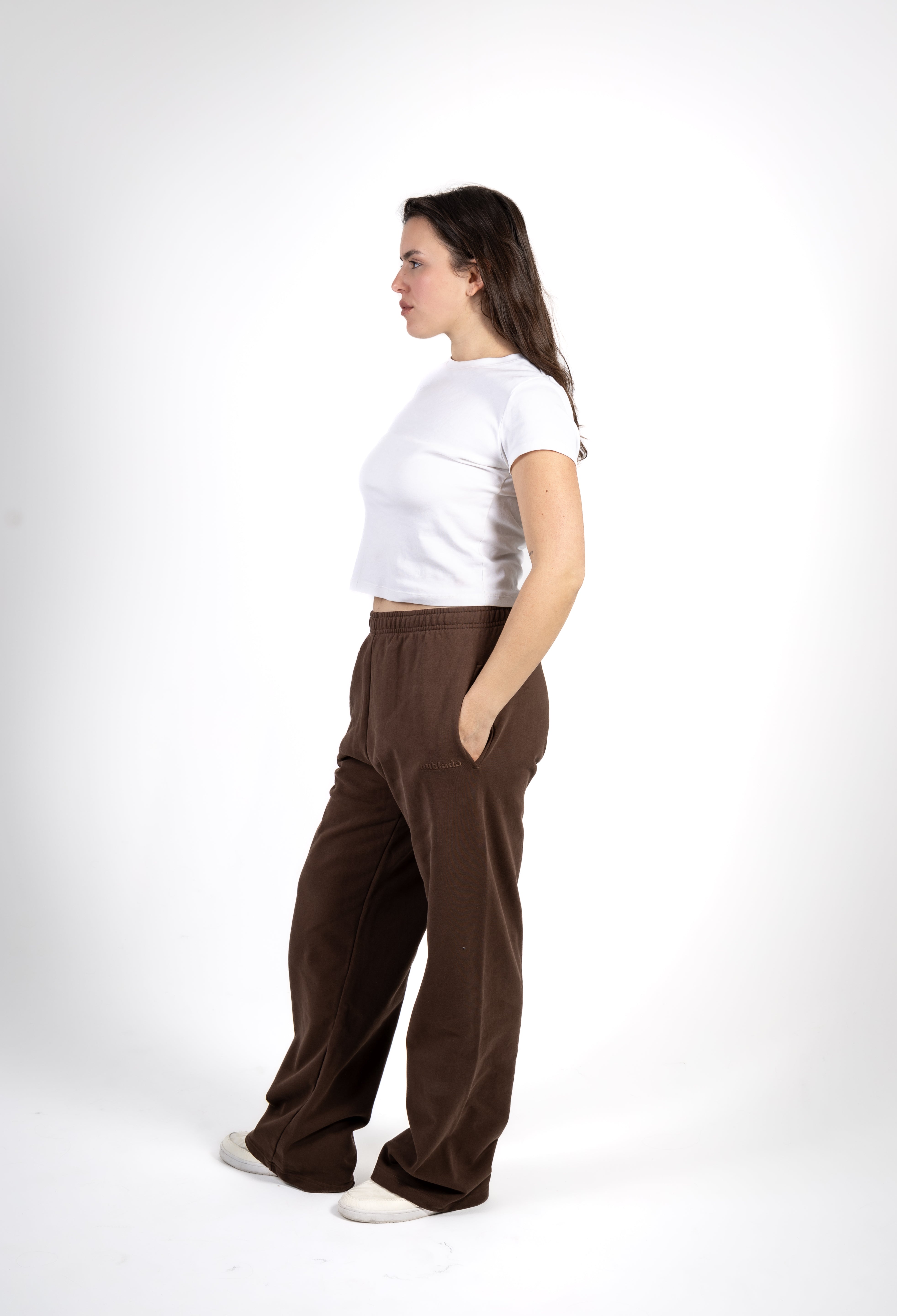 JOGGER STRAIGHT LEG - EARTHY BROWN