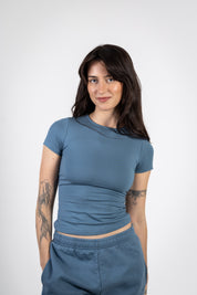 SOFT TEE -RETRO BLUE