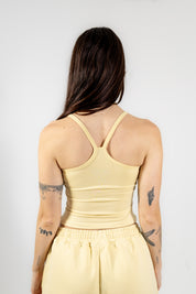 STRAP TOP - MELTED BUTTER YELLOW